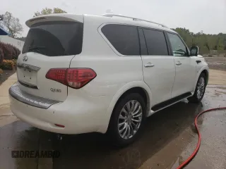 2017 Infiniti QX80 with VIN JN8AZ2NE9H9157578, listed as a Copart auction lot 69190003 with 75,774 mi miles. Bid and sale history available at carsss.com. Image 3.