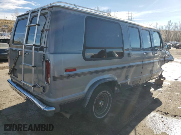 1988 Ford Econoline Cargo with VIN 1FDEE14H0JHC01117, listed as a Copart auction lot 84187634 with 74,931 mi miles and Clean Title. Bid and sale history available at DreamBid. Image 3.