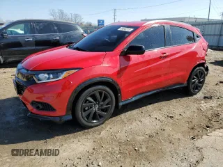 2022 Honda HR-V Sport with VIN 3CZRU6H19NM734825, listed as a Copart auction lot 48040515 with 36,882 mi miles and Salvage Title. Bid and sale history available at carsss.com. Image 1.