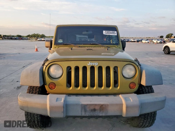 2008 Jeep Wrangler X with VIN 1J4FA24148L617265, listed as a Copart auction lot 53054495 with 143,270 mi miles and Salvage Title. Bid and sale history available at DreamBid. Image 5.