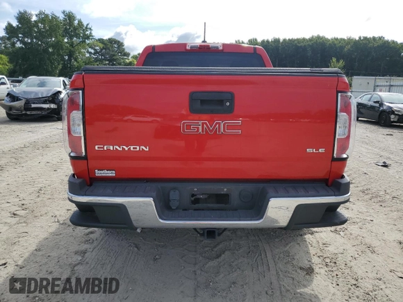 2015 GMC Canyon 2WD SLE with VIN 1GTG5BEA1F1154510, listed as a Copart auction lot 69799544 with 25,868 mi miles and Salvage Title. Bid and sale history available at carsss.com. Image 6.