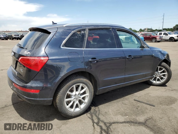 2012 Audi Q5 Premium Plus with VIN WA1LFAFP9CA112682, listed as a Copart auction lot 60702555 with 119,214 mi miles and Salvage title. Bid and sale history available at DreamBid. Image 3.