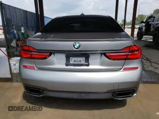 2017 BMW 7 Series 750i with VIN WBA7F0C37HGM22348, listed as a Copart auction lot 65400123 with 0 mi miles. Bid and sale history available at carsss.com. Image 6.