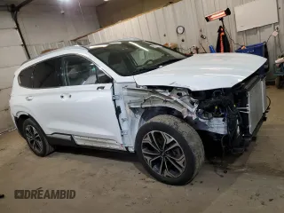 2019 Hyundai Santa Fe Ultimate with VIN 5NMS5CAA7KH018775, listed as a Copart auction lot 48973765 with 84,097 mi miles and Salvage Title. Bid and sale history available at carsss.com. Image 4.
