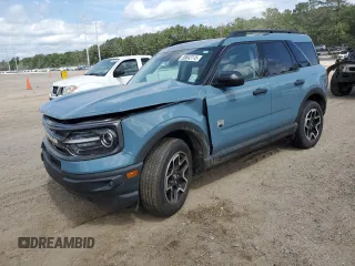 2021 Ford Bronco Sport Big Bend z VIN 3FMCR9B61MRA54949, wystawiony jako Copart lot #56843115 z przebiegiem 34 326 mil mil oraz Szkoda całkowita • Salvage title. Historia ofert i sprzedaży dostępna na DreamBid. Obrazek 1.