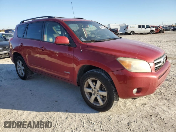 2007 Toyota RAV4 Limited with VIN JTMZK31V775011796, listed as a Copart auction lot 46475195 with 217,448 mi miles and Clean Title. Bid and sale history available at carsss.com. Image 4.
