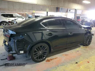 2022 Acura ILX w/Premium/A-Spec Package with VIN 19UDE2F8XNA006760, listed as a Copart auction lot 88901075 with 35,625 mi miles and Salvage Title. Bid and sale history available at carsss.com. Image 3.