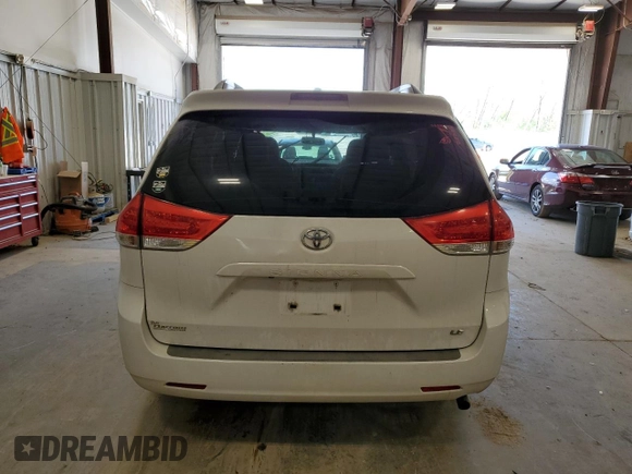 2013 Toyota Sienna LE AAS with VIN 5TDKK3DC5DS286603, listed as a Copart auction lot 56873665 with 195,600 mi miles and Non repairable. Bid and sale history available at DreamBid. Image 6.