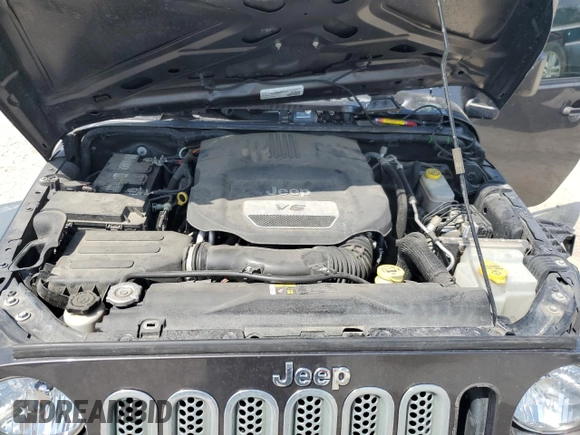 2017 Jeep Wrangler Unlimited Sport with VIN 1C4BJWDG5HL506501, listed as a Copart auction lot 55802395 with 96,756 mi miles and Salvage title. Bid and sale history available at DreamBid. Image 11.