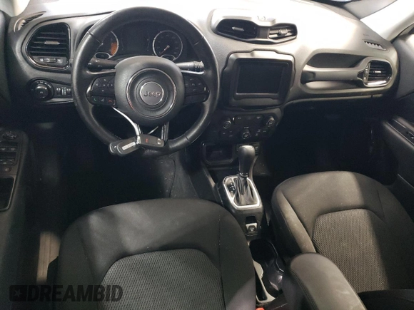 2018 Jeep Renegade Altitude with VIN ZACCJABB0JPH86196, listed as a Copart auction lot 58891575 with Not provided miles and Salvage title. Bid and sale history available at DreamBid. Image 8.