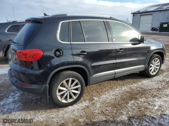 2017 Volkswagen Tiguan Wolfsburg Edition with VIN WVGSV7AX9HW504422, listed as a Copart auction lot 87808775 with 168,387 mi miles and Clean Title. Bid and sale history available at carsss.com. Image 3.