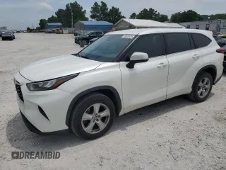 2020 Toyota Highlander L z VIN 5TDCZRAH4LS001374, wystawiony jako Copart lot #58635435 z przebiegiem 101 747 mil mil oraz Szkoda całkowita • Salvage title. Historia ofert i sprzedaży dostępna na DreamBid. Obrazek 1.