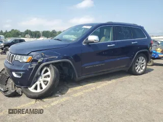 2017 Jeep Grand Cherokee Limited with VIN 1C4RJFBG8HC879484, listed as a Copart auction lot 62395115 with 77,151 mi miles and Salvage title. Bid and sale history available at DreamBid. Image 1.
