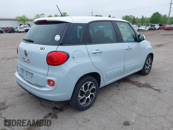 2015 FIAT 500L Easy with VIN ZFBCFABH9FZ033638, listed as a IAAI auction lot 42268062 with 63,249 mi miles and . Bid and sale history available at DreamBid. Image 4.