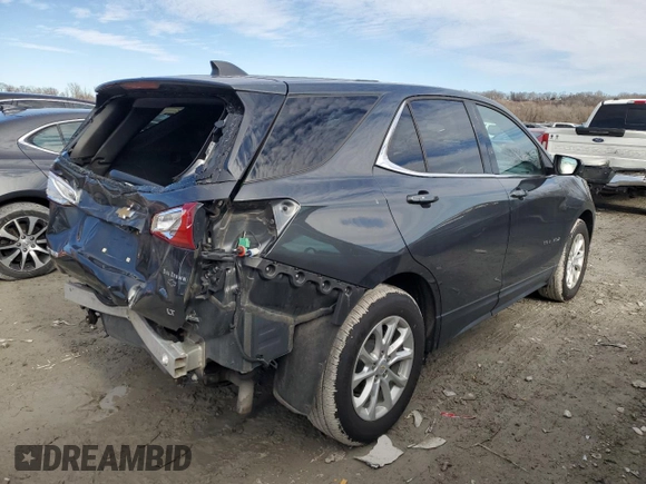 2018 Chevrolet Equinox LT with VIN 2GNAXJEV0J6245309, listed as a Copart auction lot 47442665 with 116,252 mi miles and Salvage Title. Bid and sale history available at DreamBid. Image 3.