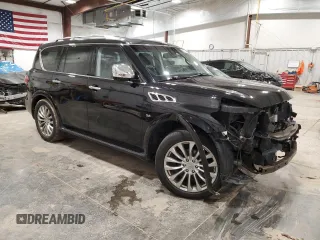 2016 Infiniti QX80 with VIN JN8AZ2NC2G9401262, listed as a Copart auction lot 58431295 with 199,030 mi miles and Non repairable. Bid and sale history available at DreamBid. Image 4.