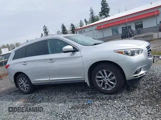 2014 Infiniti QX60 with VIN 5N1AL0MMXEC531216, listed as a IAAI auction lot 42003851 with 91,232 mi miles and . Bid and sale history available at DreamBid. Image 13.