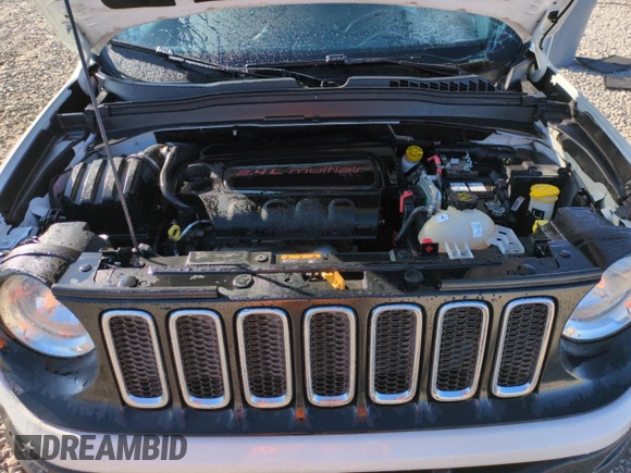 2018 Jeep Renegade Latitude with VIN ZACCJBBB0JPH11875, listed as a Copart auction lot 46358685 with 50,819 mi miles and Salvage title. Bid and sale history available at DreamBid. Image 14.