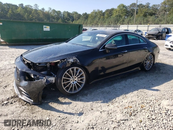 2019 Mercedes-Benz CLS with VIN WDD2J5JB7KA037911, listed as a Copart auction lot 75072814 with 94,435 mi miles and Salvage Title. Bid and sale history available at carsss.com. Image 1.