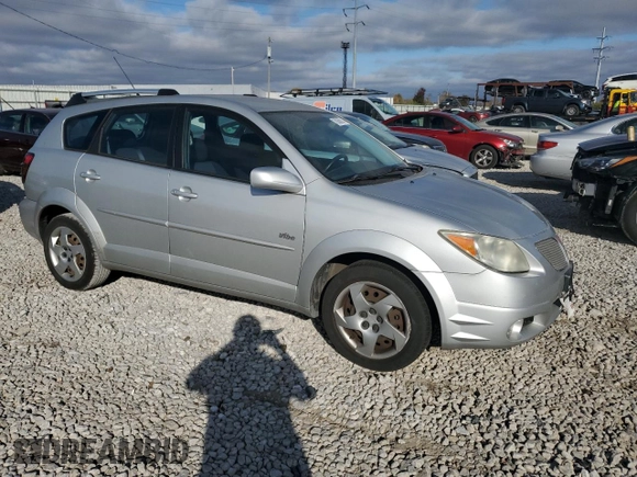 2005 Pontiac Vibe with VIN 5Y2SL63825Z400231, listed as a Copart auction lot 78368214 with 0 mi miles and Salvage Title. Bid and sale history available at carsss.com. Image 4.