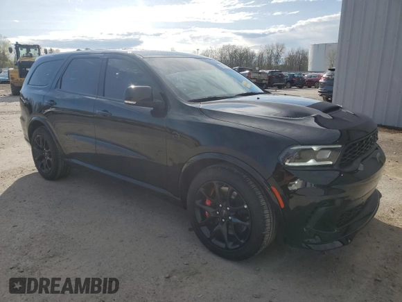 2023 Dodge Durango SRT Hellcat Premium with VIN 1C4SDJH92PC689375, listed as a Copart auction lot 55387135 with 658 mi miles and Clean Title. Bid and sale history available at DreamBid. Image 4.