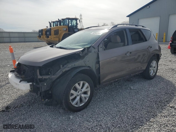 2012 Nissan Murano LE with VIN JN8AZ1MWXCW224445, listed as a Copart auction lot 50369255 with 69,358 mi miles and Salvage Title. Bid and sale history available at carsss.com. Image 1.