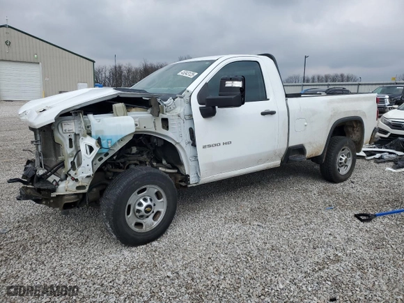 2022 Chevrolet Silverado 2500HD Work Truck with VIN 1GC0WLE70NF247383, listed as a Copart auction lot 45343125 with 73,428 mi miles and Salvage Title. Bid and sale history available at carsss.com. Image 1.