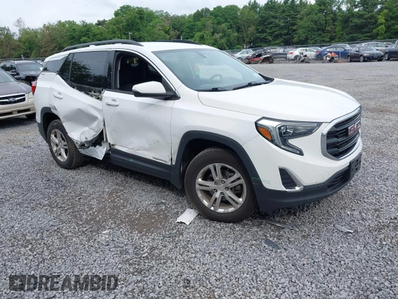 2019 GMC Terrain SLE z VIN 3GKALTEV3KL334650, wystawiony jako IAAI lot #42676507 z przebiegiem 74 280 mil mil oraz . Historia ofert i sprzedaży dostępna na DreamBid. Obrazek 1.