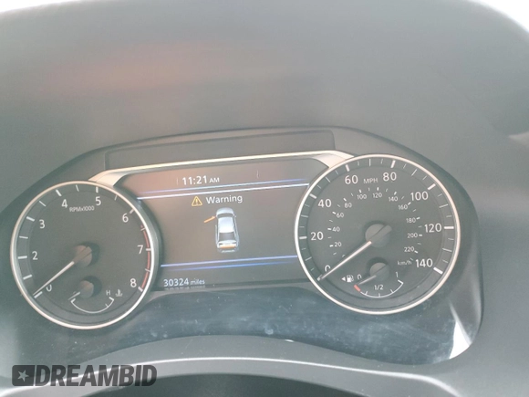 2024 Nissan Altima SV with VIN 1N4BL4DV6RN307031, listed as a Copart auction lot 54686785 with 30,324 mi miles and Clean Title. Bid and sale history available at DreamBid. Image 9.