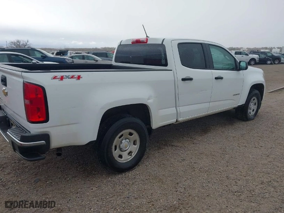 2018 Chevrolet Colorado 4WD Work Truck with VIN 1GCGTBEN7J1201122, listed as a IAAI auction lot 41865799 with 127,104 mi miles. Bid and sale history available at carsss.com. Image 4.
