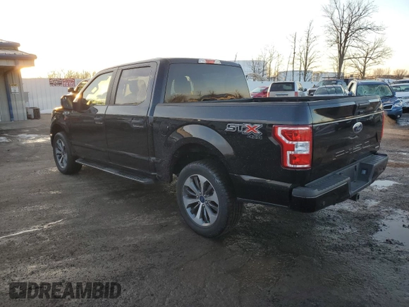2019 Ford F-150 XL with VIN 1FTEW1EP5KFC28415, listed as a Copart auction lot 48616685 with 39,981 mi miles and Salvage Title. Bid and sale history available at carsss.com. Image 2.
