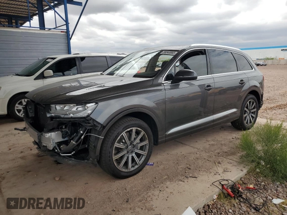 2019 Audi Q7 Premium Plus z VIN WA1LHAF72KD025195, wystawiony jako Copart lot #56040865 z przebiegiem 49 559 mil mil oraz Szkoda całkowita • Salvage title. Historia ofert i sprzedaży dostępna na DreamBid. Obrazek 1.