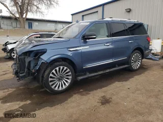 2019 Lincoln Navigator Reserve with VIN 5LMJJ2LTXKEL04695, listed as a Copart auction lot 81643434 with 89,168 mi miles and Salvage Title. Bid and sale history available at carsss.com. Image 1.