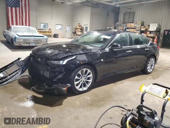2023 Cadillac CT5 Premium Luxury z VIN 1G6DN5RK0P0133410, wystawiony jako Copart lot #74236654 z przebiegiem 25 640 mil mil oraz Czysty tytuł • Clean title. Historia ofert i sprzedaży dostępna na DreamBid. Obrazek 1.