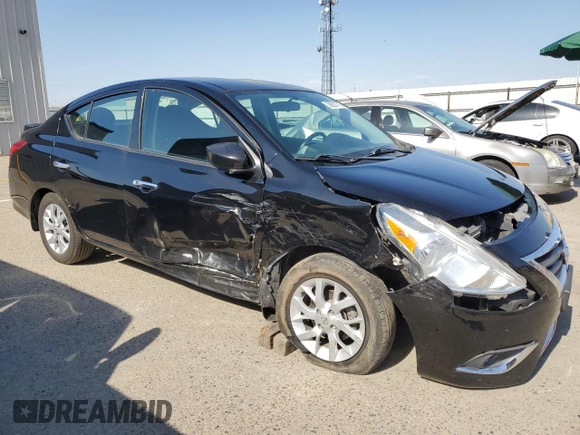 2017 Nissan Versa S with VIN 3N1CN7AP2HL854959, listed as a Copart auction lot 59207715 with 134,734 mi miles and Salvage title. Bid and sale history available at DreamBid. Image 4.