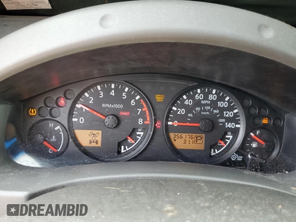 2006 Nissan Xterra S with VIN 5N1AN08W26C553024, listed as a Copart auction lot 48459545 with 356,176 mi miles and Salvage title. Bid and sale history available at DreamBid. Image 9.