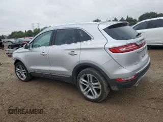 2019 Lincoln MKC Reserve with VIN 5LMCJ3D95KUL22724, listed as a Copart auction lot 56861795 with 59,275 mi miles and Salvage title. Bid and sale history available at DreamBid. Image 2.