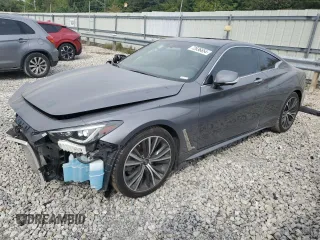 2021 Infiniti Q60 Luxe with VIN JN1EV7KK8MM410237, listed as a Copart auction lot 72636654 with 30,011 mi miles and Salvage Title. Bid and sale history available at carsss.com. Image 1.