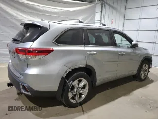 2019 Toyota Highlander Hybrid Limited with VIN 5TDDGRFH2KS059386, listed as a Copart auction lot 60531725 with 97,205 mi miles and Salvage title. Bid and sale history available at DreamBid. Image 3.