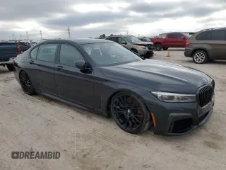 2022 BMW 7 Series 750i xDrive with VIN WBA7U2C08NCJ21887, listed as a Copart auction lot 86499504 with Not provided miles and Non repairable. Bid and sale history available at DreamBid. Image 4.