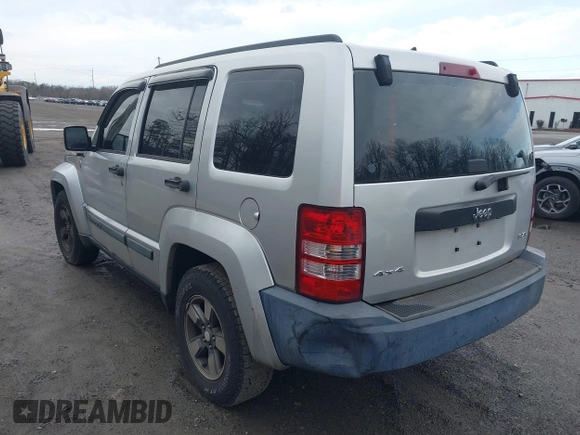 2008 Jeep Liberty Sport with VIN 1J8GN28K08W179241, listed as a IAAI auction lot 41770277 with 204,120 mi miles. Bid and sale history available at carsss.com. Image 3.