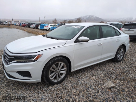 2021 Volkswagen Passat 2.0T S with VIN 1VWAA7A37MC015163, listed as a Copart auction lot 47802305 with 33,557 mi miles and Salvage Title. Bid and sale history available at carsss.com. Image 1.