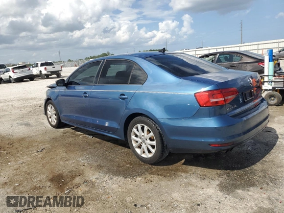 2015 Volkswagen Jetta SE z VIN 3VWD17AJ3FM225532, wystawiony jako Copart lot #59927475 z przebiegiem 155 863 mil mil oraz Szkoda całkowita • Salvage title. Historia ofert i sprzedaży dostępna na DreamBid. Obrazek 2.
