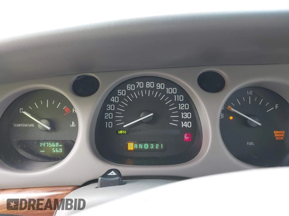 2001 Buick LeSabre Custom with VIN 1G4HP54K814140472, listed as a IAAI auction lot 41951052 with 147,568 mi miles and . Bid and sale history available at DreamBid. Image 7.