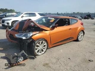 2012 Hyundai Veloster w/Black Int с VIN KMHTC6ADXCU028079, выставлен на аукционе Copart как лот 57245535 с пробегом Не указан миль и Списание • Salvage title. История ставок и продаж доступна на DreamBid. Изображение 1.