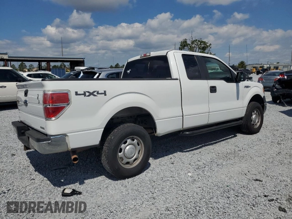 2013 Ford F-150 XL with VIN 1FTFX1EF4DKD80253, listed as a Copart auction lot 53323855 with 191,124 mi miles and Salvage Title. Bid and sale history available at carsss.com. Image 3.