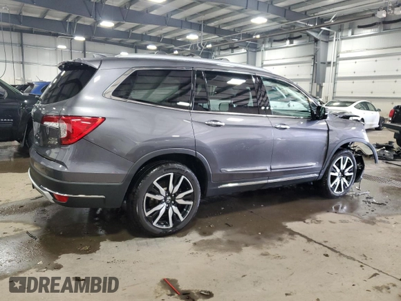 2020 Honda Pilot Touring 8-Passenger with VIN 5FNYF6H96LB052407, listed as a Copart auction lot 44211725 with 53,009 mi miles and Salvage Title. Bid and sale history available at DreamBid. Image 3.