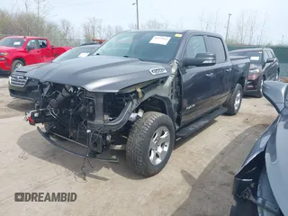 2019 Ram 1500 Big Horn/Lone Star with VIN 1C6SRFFT7KN876256, listed as a IAAI auction lot 41972852 with 41,781 mi miles. Bid and sale history available at carsss.com. Image 18.