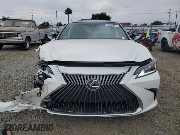 2021 Lexus ES 350 with VIN 58ADZ1B15MU098190, listed as a Copart auction lot 55865655 with 42,981 mi miles and Salvage Title. Bid and sale history available at DreamBid. Image 5.