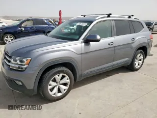 2019 Volkswagen Atlas SE with VIN 1V2DP2CAXKC574294, listed as a Copart auction lot 48570225 with 72,910 mi miles and Salvage title. Bid and sale history available at DreamBid. Image 1.